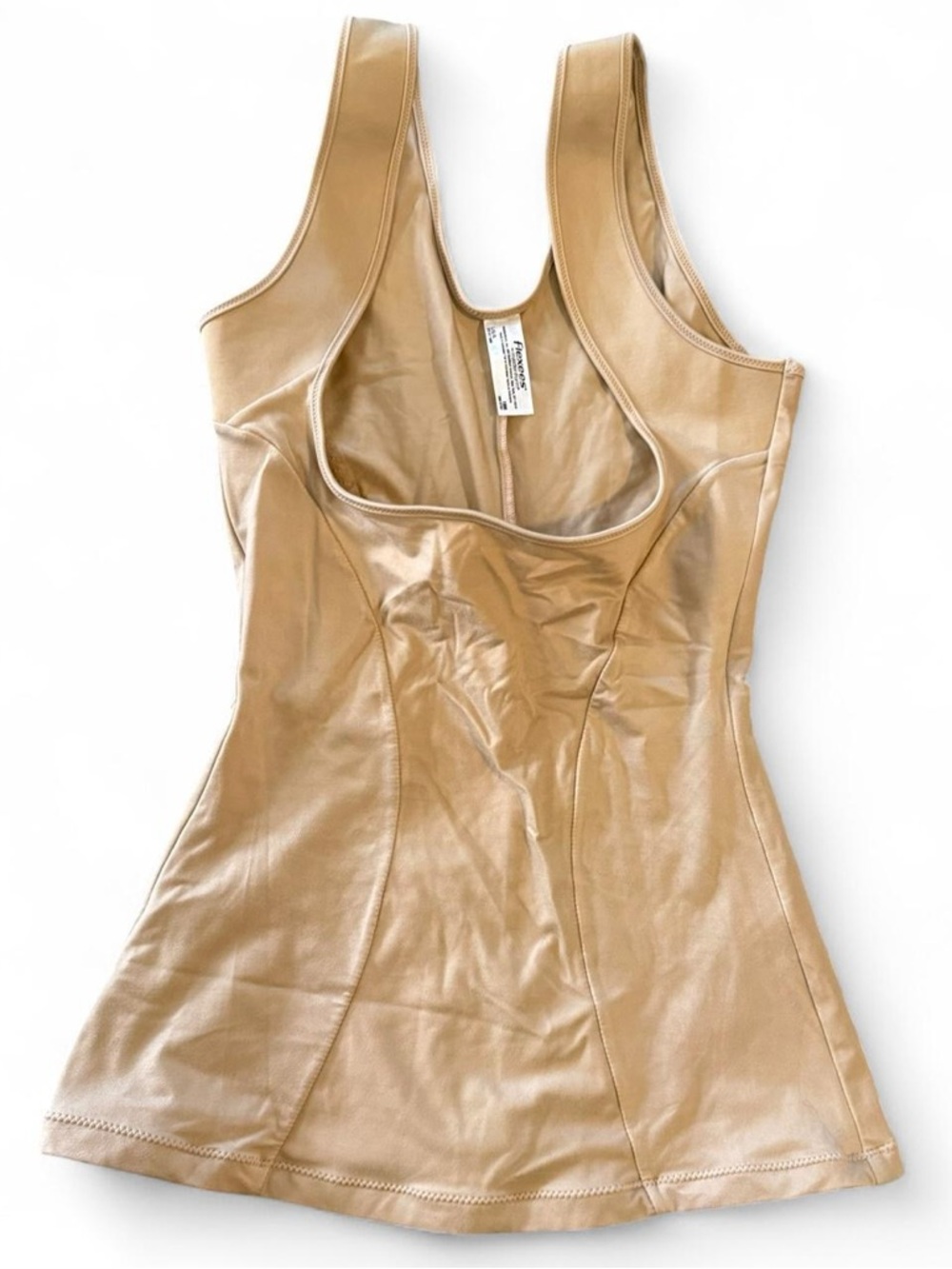 Maidenform Flexees torsette shapewear open-bust shaping firm toning nude